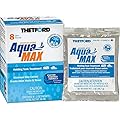 Thetford AquaMAX Spring Showers Scent RV Holding Tank Treatment, Formaldehyde Free, Waste Digester, Septic Tank Safe, 8 Count Dripack (96633)