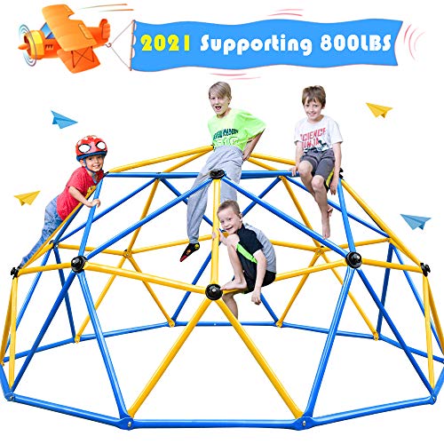 Zupapa 2021 Upgraded Dome Climber, Decagonal Geo Jungle Gym Supporting 800LBS with Much
