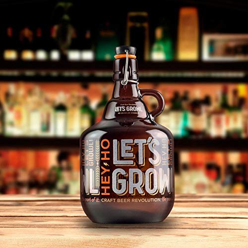 Growler Vidro 2L - Hey Ho!