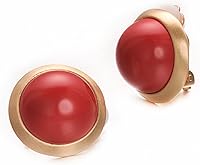 Vista 26 de Yoursfs Clip on Earrings for Women Round Faux Pearl Earrings Clipon 18K Gold Plated Non Pierced Earring Jewelry Marfil