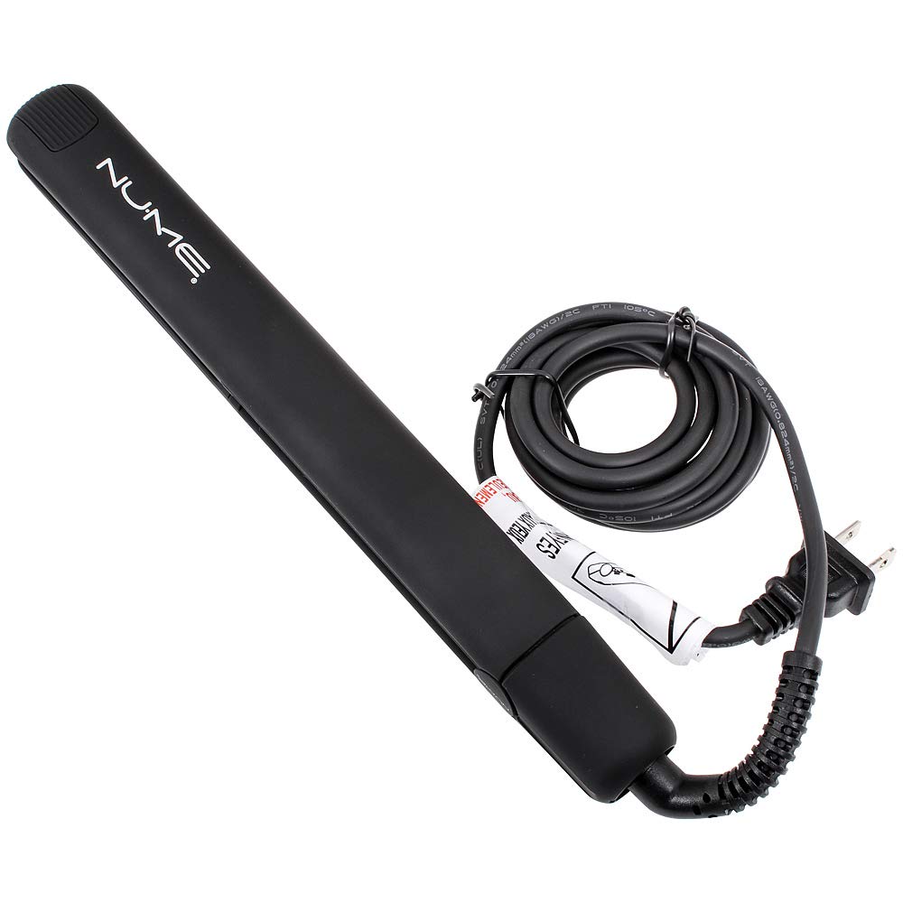 Amazon.com : NuMe Megastar Hair Straightener Tourmaline Flat Iron–1 Inch  Floating Plates with Negative Ion Booster, Infrared Light Strip, Ideal for  All Hair Types – Ultra-Smooth and Shiny Results. : Flattening Irons :