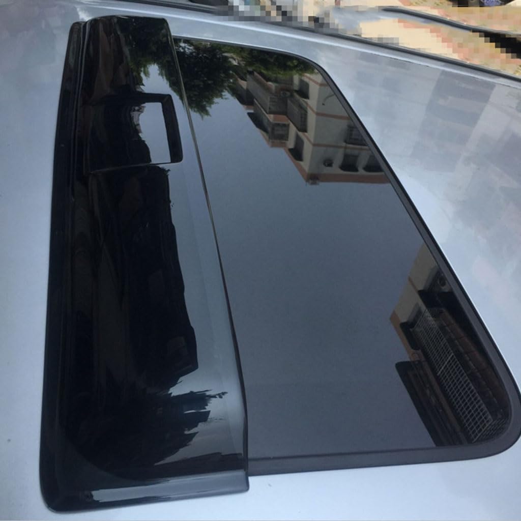 Deflettore dell'Aria del Tetto Apribile per Mazda 626 (HTB) 1997-2002,Lunetta Tetto Apribile Parapioggia Visiera Tetto Lunare Antivento antirumore Spoiler Auto Accessori