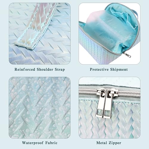 Trousse de maquillage imperméable avec compartiment de voyage - 6
