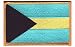 Bahamas iron-on embroidered patch