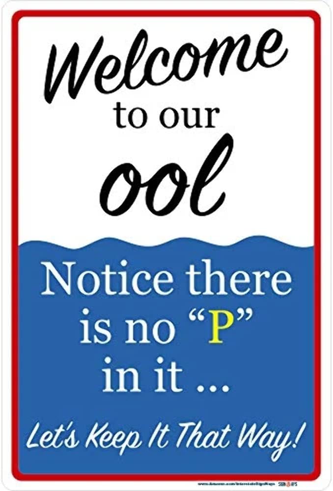 Signways, Welcome To Our OOL, Notice There Is No "P" In It SignHigh Quality Reflective Aluminum, Made in the USA Non-Reflective 12 x 18