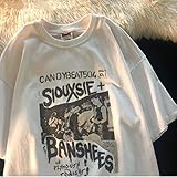 Photo Gallery choux maglietta da donna grunge stampa vintage harajuku t-shirt oversize estate a maniche corte donne hip-hop top-s2055-white,xl Photo Gallery choux maglietta da donna grunge stampa vintage harajuku t-shirt oversize estate a maniche corte donne hip-hop top-s2055-white,xl