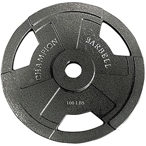 Champion Barbell Olympic Grip Plate (100-Pound) Cover