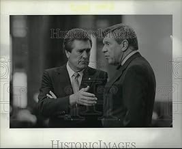 Historic Images -1989 Press Photo Texas House Speaker Gib Lewis with Lieut. Governor Hobby.