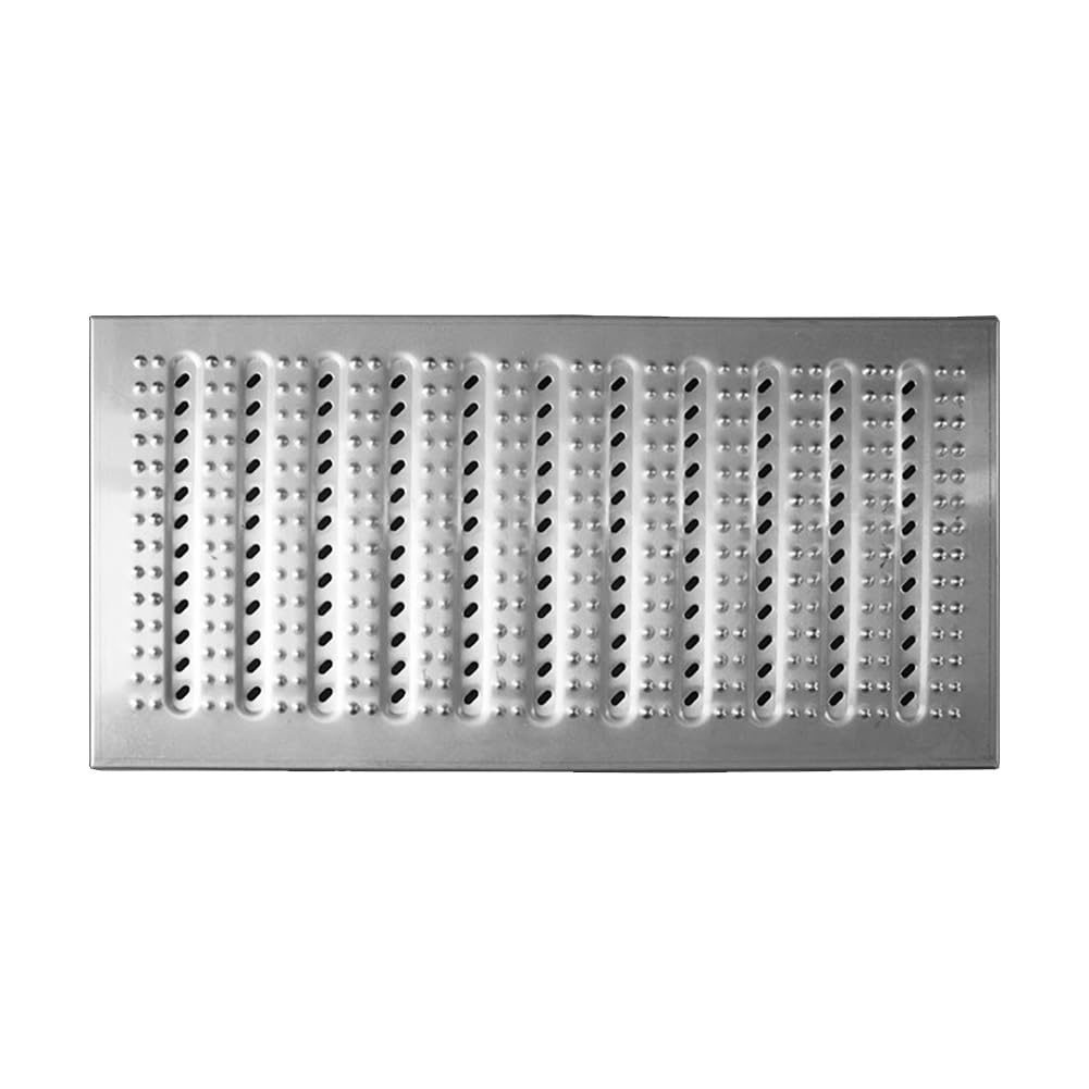 Grille d'évacuation durable en acier inoxydable pour caniveau