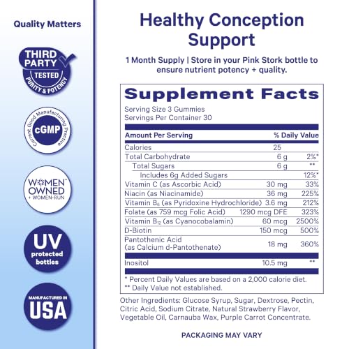 Image of Blue Stork Fertility Supplement Gummies for Men, 90 Count | Male Prenatal Vitamins, Conception Support, Reproductive Health, Hormonal Balance & Motility