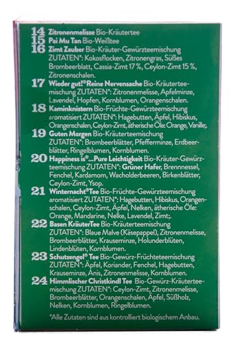 Sonnentor Tee Adventskalender Edition 2019 mit 24 Aufgussbeutel Bio (1 x 37,5 g)