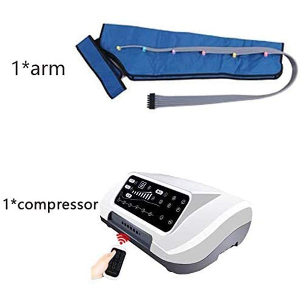 Masajeador de piernas Circulación Compresión de Aire Masajeador de pies y pantorrillas Desmontable para Uso doméstico Masaje de piernas, pies, Rodillas Dolor Muscular, linfedema