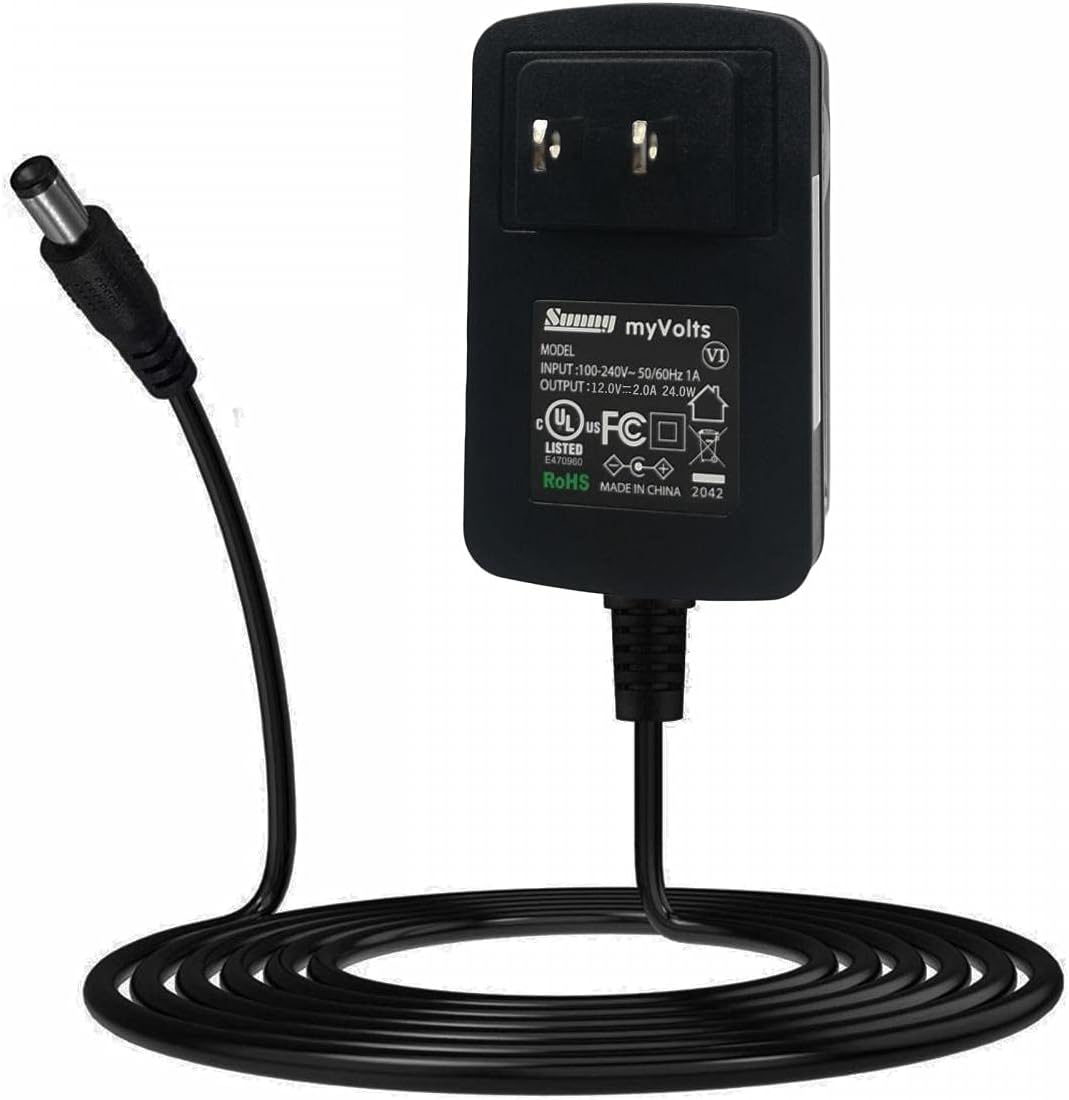 MyVolts 12V Power Supply Adaptor Compatible with/Replacement for Logic3 i-Station 8 Speaker Dock - US Plug