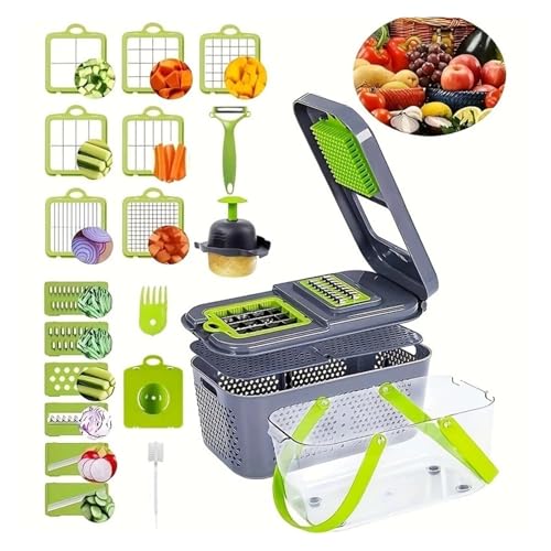 Cortadora manual 22 piezas para cocina miniatura 2