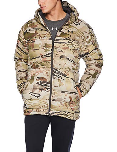 Under Armour mens Ridge Reaper Alpine Ops Parka Jacket , Ua Barren Camo (999)-Black , Small