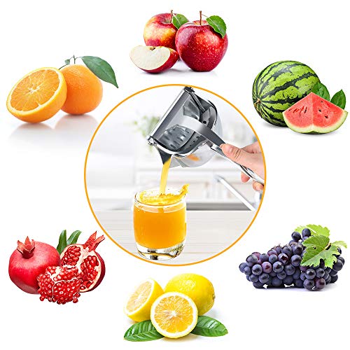 Lemon Squeezer, Meidong Lime Squeezer Heavy Duty Hand Juicer Premium Quality Metal Aluminum Alloy Citrus Squeezer for Oranges, Lemons, Lime, Grapefruit, Citrus, Grape Watermelon - Thumbnail 7