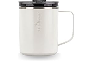 14oz Insulated Coffee Mug with Handle, Reduce Cups Throughout the Day