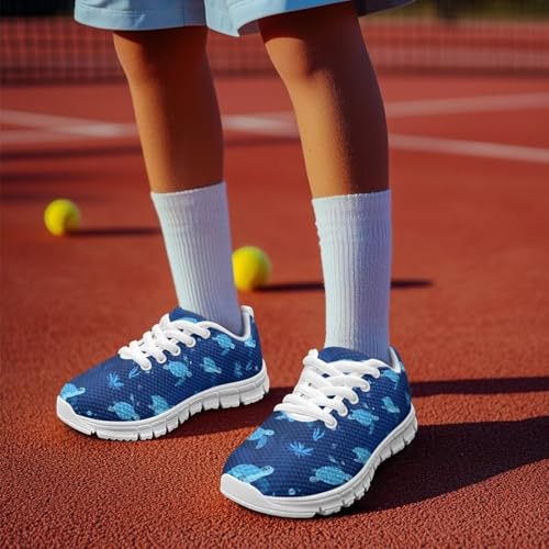 Boys Girls Mesh Sports Sneakers Animal Print Running Tennis Shoes Comfortable Non Slip Athletic Sneakers Casual Shoes US11-54