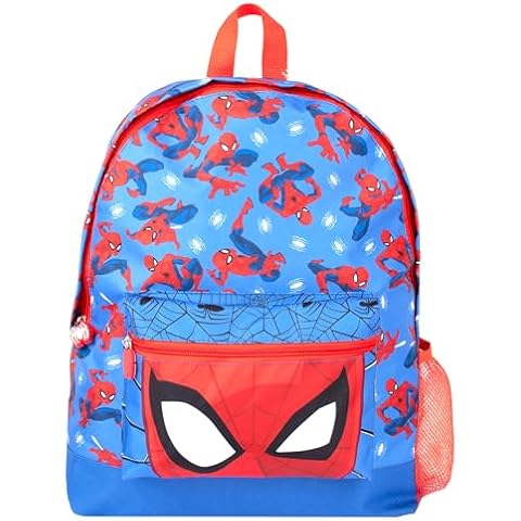 Marvel Spiderman School Backpack with Mesh Pocket Cover