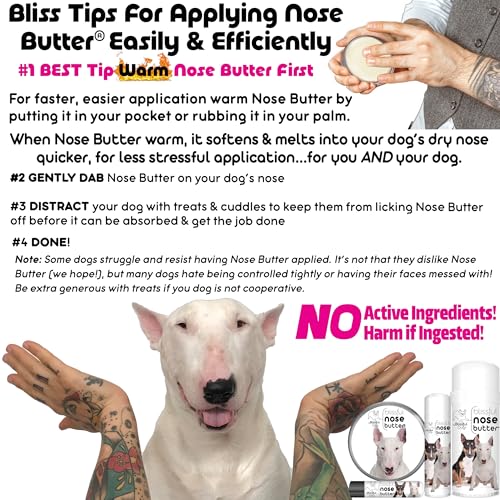 Image of The Blissful Dog Bull Terrier Unscented Nose Butter, 1 oz