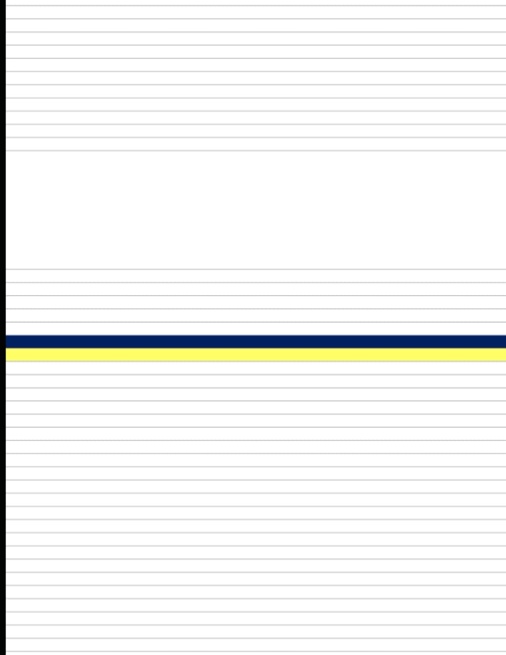 Narrow Ruled Notebook 221 (120 pages, 6 mm ruled)