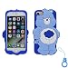 Funermei Artbling Case for iPhone 7 8,Silicone 3D Cartoon Animal Cover,Kids Girls Cool Lovely Cute Cases,Kawaii Soft Gel Rubber Unique Character Protector+Finger Ring for iPhone7 iPhone8 (Rain Bear)