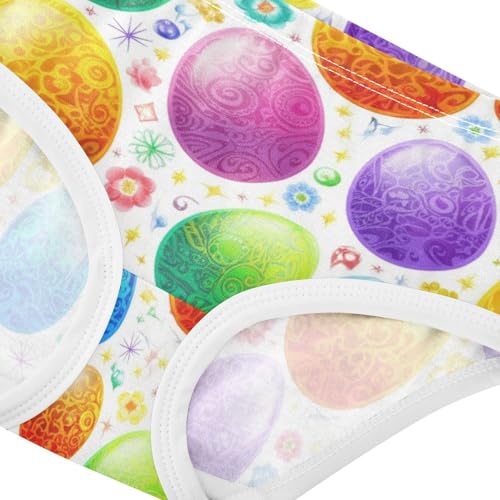 Joisal Colorful Eggs Ornate Floral Girls Underwear Toddler 2t Cotton Cute Panties Girl Aesthetic Briefs Kids Undies4
