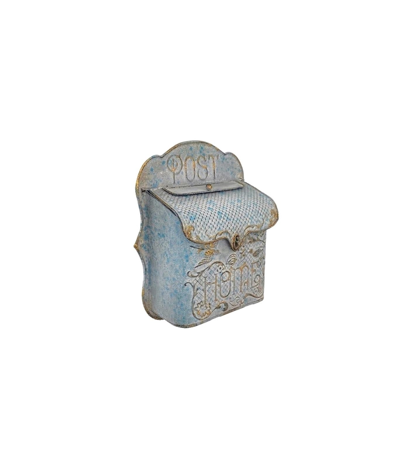 FGJsfhrDTU Letter Box, Garden Outdoor Wall Mounted Mailbox Metal Material With Bird Pattern Leaving Message Decoration