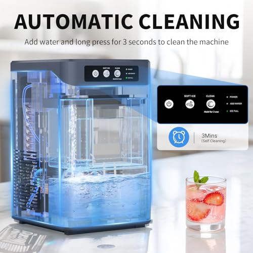 Fabricadora de hielo portátil con tanque extraíble y 37.5 lb/24h miniatura 6