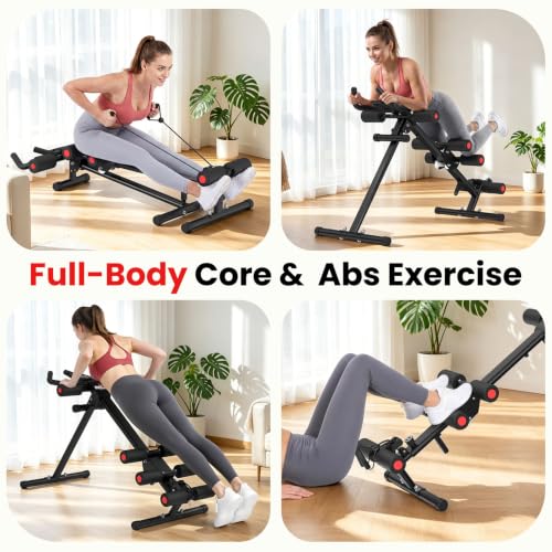 Image of RELIFE REBUILD YOUR LIFE AB Workout Machine Adjustable Ab Trainer Machine