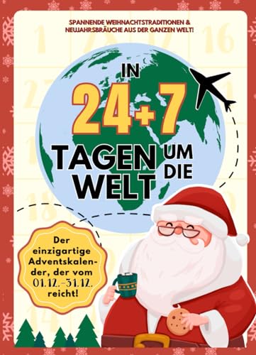 Adventskalender In 24 + 7 Tagen um die Welt | Wissen Kalender für Kinder &...