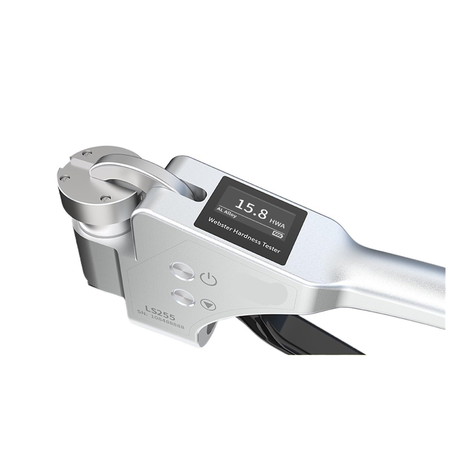 Cyfrowy tester twardości - durometr Webster ze stopu aluminium do pomiaru twardości HWA HRE HRF HRB