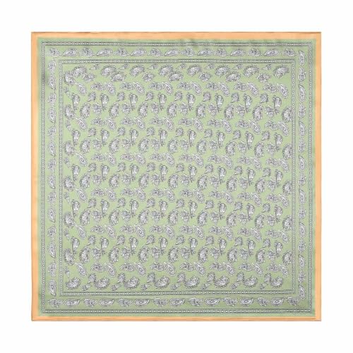 Image of ANDANTINO 100% Mulberry Silk Scarf -21 inch Square Neckerchief with Gift Packed