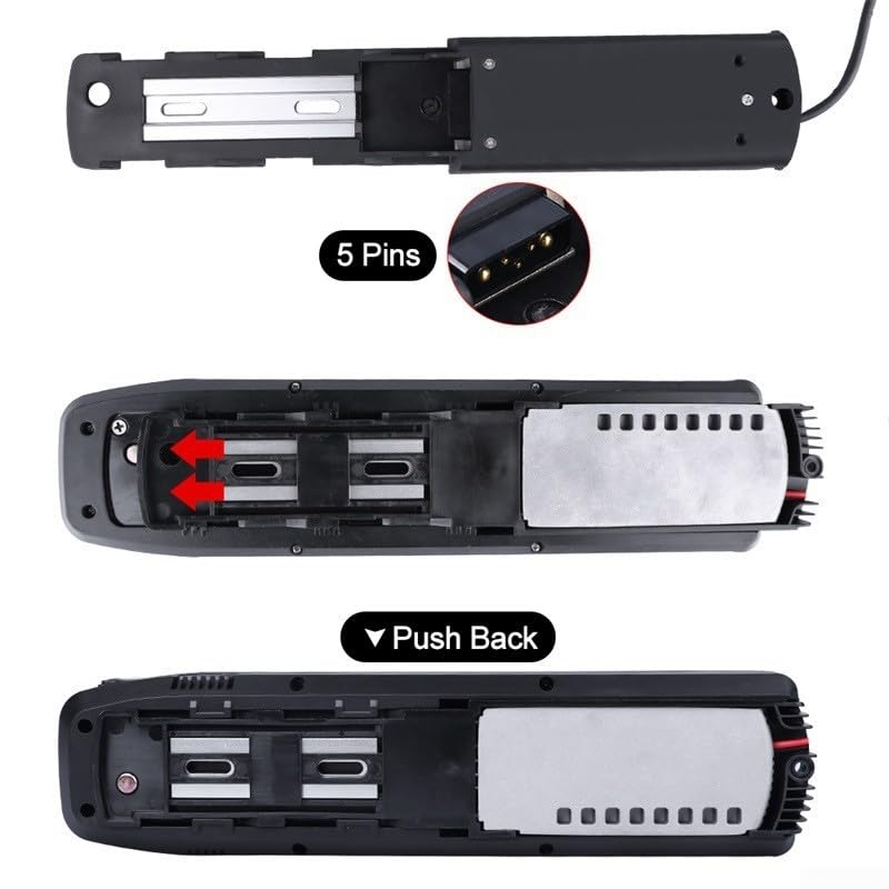 Supporto per batteria Ebike a 5 pin resistente per Hailong 2, assicura un fissaggio sicuro della batteria
