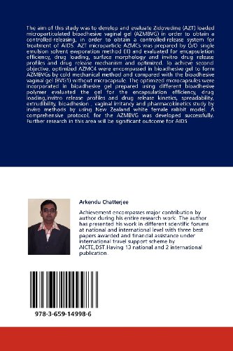 Anti-HIV Bioadhesive Microencapsulated Vaginal Gel