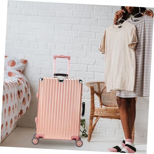 Caster Protective Covers - 8Pack Dark Grey Rubber Luggage Wheel Protectors for Suitcases Noise Reduction & Floor Protection Easy Installation3