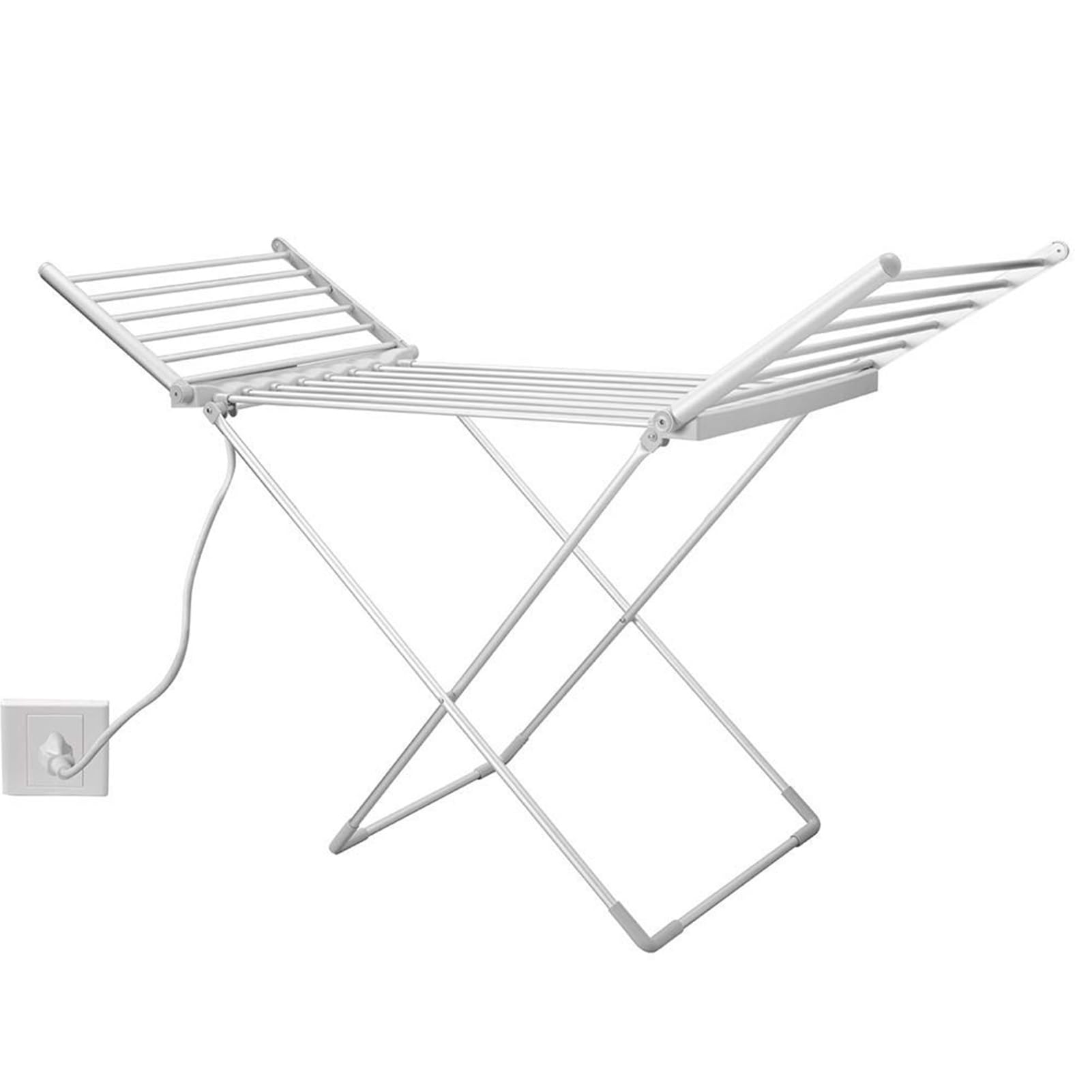 GUODDM Electric Clothes Drying Rack, Winged Electric Heated Dryer, Folding Energy Efficient Indoor Airer Wet Laundry Drying Horse
