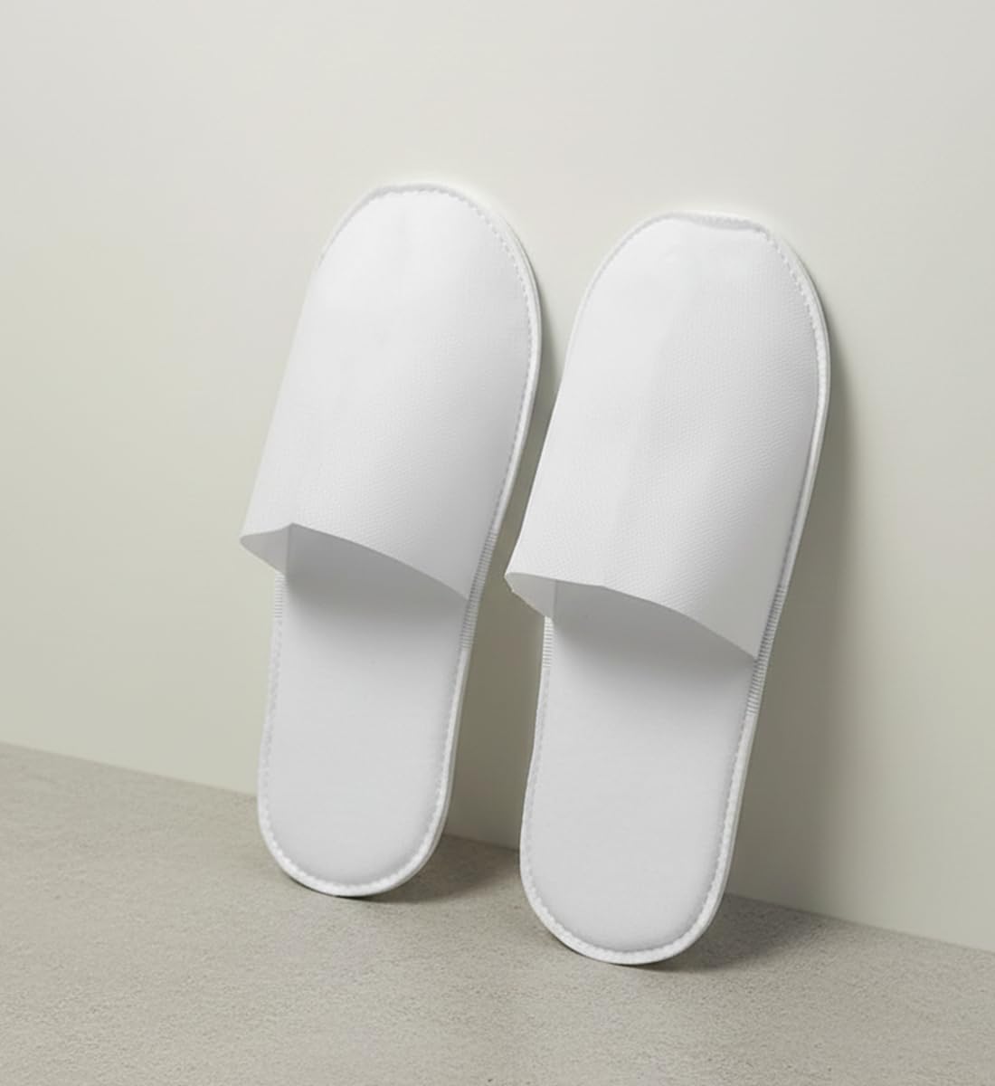 clayherbs (25 Pair Set Disposable Slippers | Washable Slippers | Non-slip | Closed Toe | House Guest Slippers | Bulk Pack for Hotel and Spa | Indoor Slipper