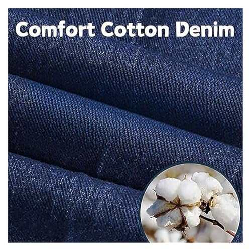 Lunifit Mens Jeans, Jettjeans - Men's Classic Straight Fit Stretch Jeans 6