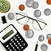 Learn & Climb Play Money Coins for Kids - 10 Half Dollars, 50 Quarters, 50 Dimes, 50 Nickels, 50 Pennies