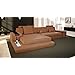 Leather Chaise Couch LShaped Sectional Chaise Sofa Modern
