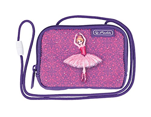 Preisvergleich Produktbild Herlitz Kinder Brustbeutel / Geldbörse / Geldbeutel / "Ballerina"
