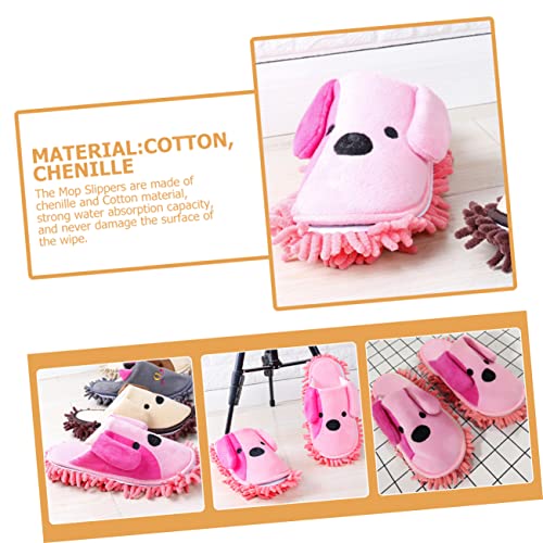 1 Pair Slippers Microfiber Duster Lazy One Slippers Wood Floor Cleaner Mopping Slippers Floor Polishing Slippers Cleaning Slipper Pliable Slippers Dust Mop Slippers Cleaning Tool #TOP3