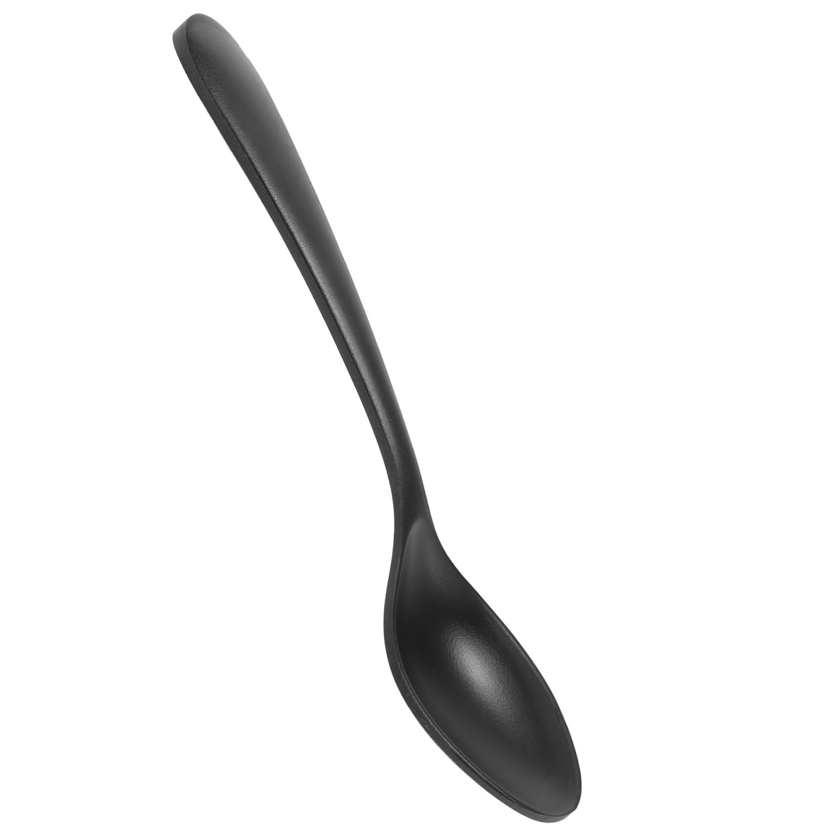 8 Pcs Imitation Porcelain Spoon Soup Spoons Table Spoon Rice Restaurant Spoon Small Spoons Porridge Kitchen Spoons Kitchen Flatware Soup Ladle Kitchen Accessories Melamine Black Unomor