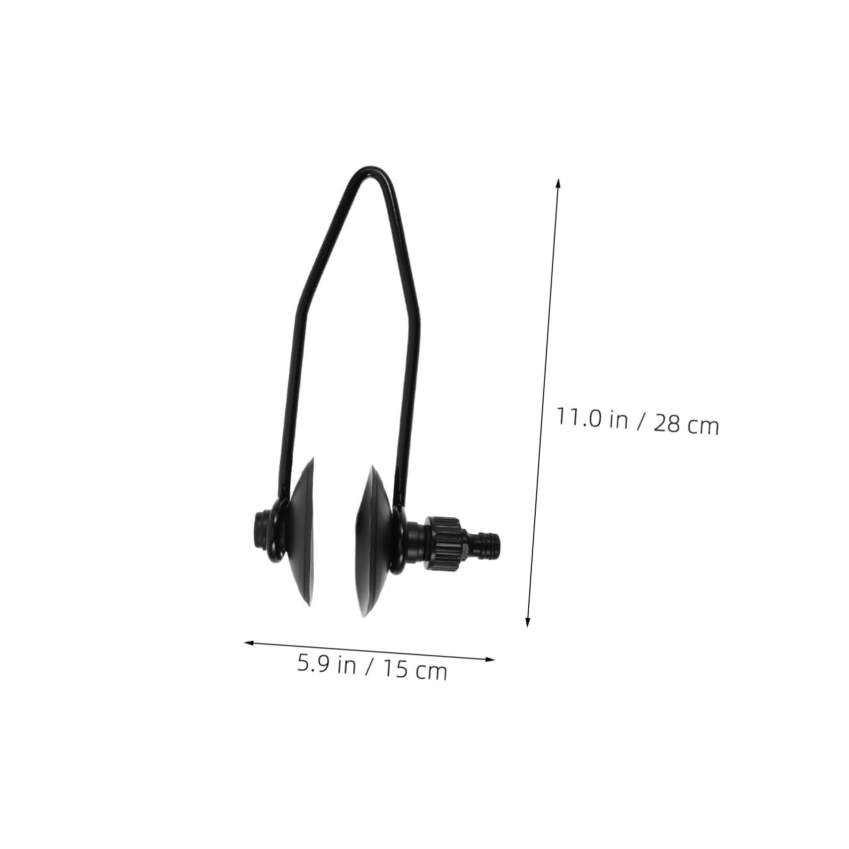 SUPVOX 2 Pezzi Supporto per Stern Drive Flusher Adattatore Lavaggio Motore Rotondo Manicotti Acqua per Manutenzione Imbarcazione Facile Installazione Senza Attrezzi Resistente Condizioni