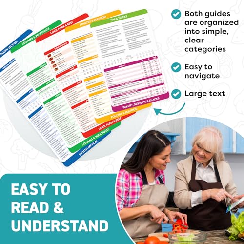 Image of Air Fryer & Instant Pot Magnetic Cooking Guides - 7 inch x 6 inch Each - Set of 2 Instant Pot Air Fryer Accessories Cook Books - Airfryer Kitchen Accessories & Kitchen Gadgets 2026