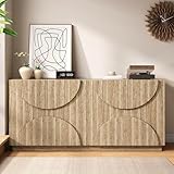 bahut contemporain en bois massif ✅【 Montage et entretien faciles】Livré avec des instructions illustrées et le matériel nécessaire : assemblez-le rapidement sans outils complexes. Les surfaces lisses se nettoient facilement à l'aide d'un chiffon doux pour un entretien sans tracas.