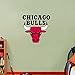 Chicago Bulls NBA Pallacanestro Home Decor Art Wall Vinyl Sticker 58 x 55 cm