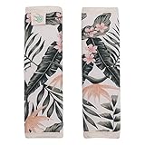  JYOKO KIDS Gurtpolster Universal für Babyschale, Buggy, Autositz (African Sunset, 17 x 18)