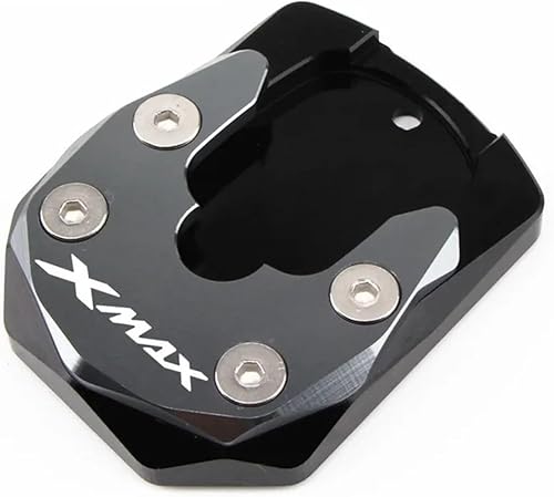 Miniatura 3 de Kickstand Extension Pad for Yam&aha XMAX300 Xmax X-MAX 125 250 300 Motorcycle CNC Kickstand Foot Side Stand Extension Pad Support Plate Enlarge Stand
